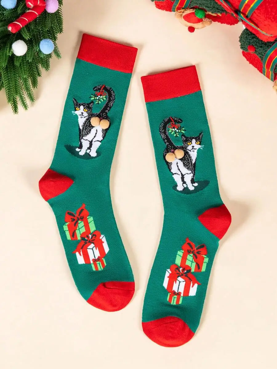 Chaussettes tête d'oie drôles